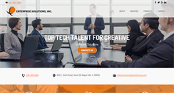 Desktop Screenshot of enterprisesolutioninc.com