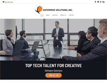 Tablet Screenshot of enterprisesolutioninc.com